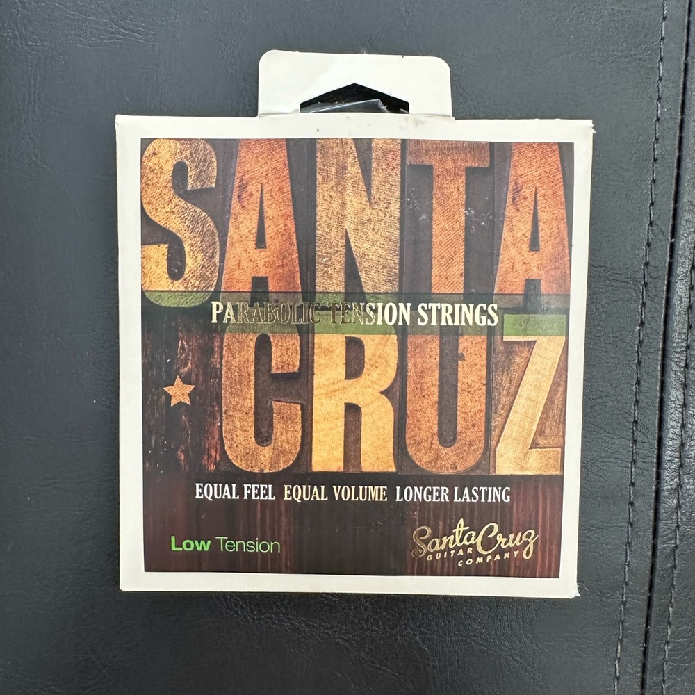 Santa Cruz Parabolic Tension Strings DADGAD Low Tension For Guitar- NWT